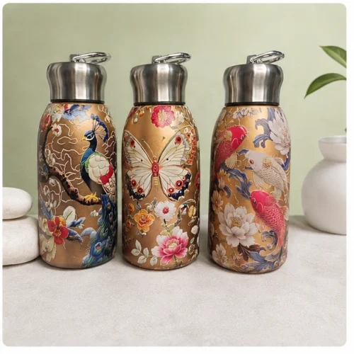 China Coffee Bottle_result Printed vacuum steel Bottle