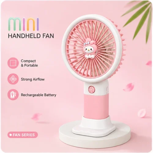 Fan_result Mini Handheld Rechargeable Fan