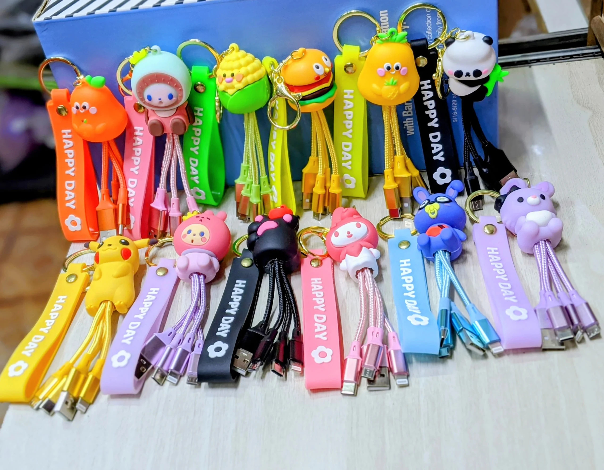 Cute Character Keychains Collection
