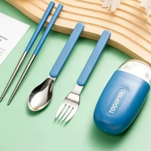 Compact Steel Cutlery Set