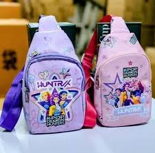 KPop Demon Hunters HUNTR/X Kids Backpack | Lavender School & Travel Bag